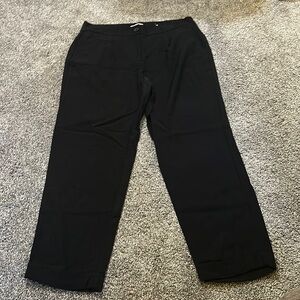 LOFT Outlet Skinny Ankle Black Dress Pants